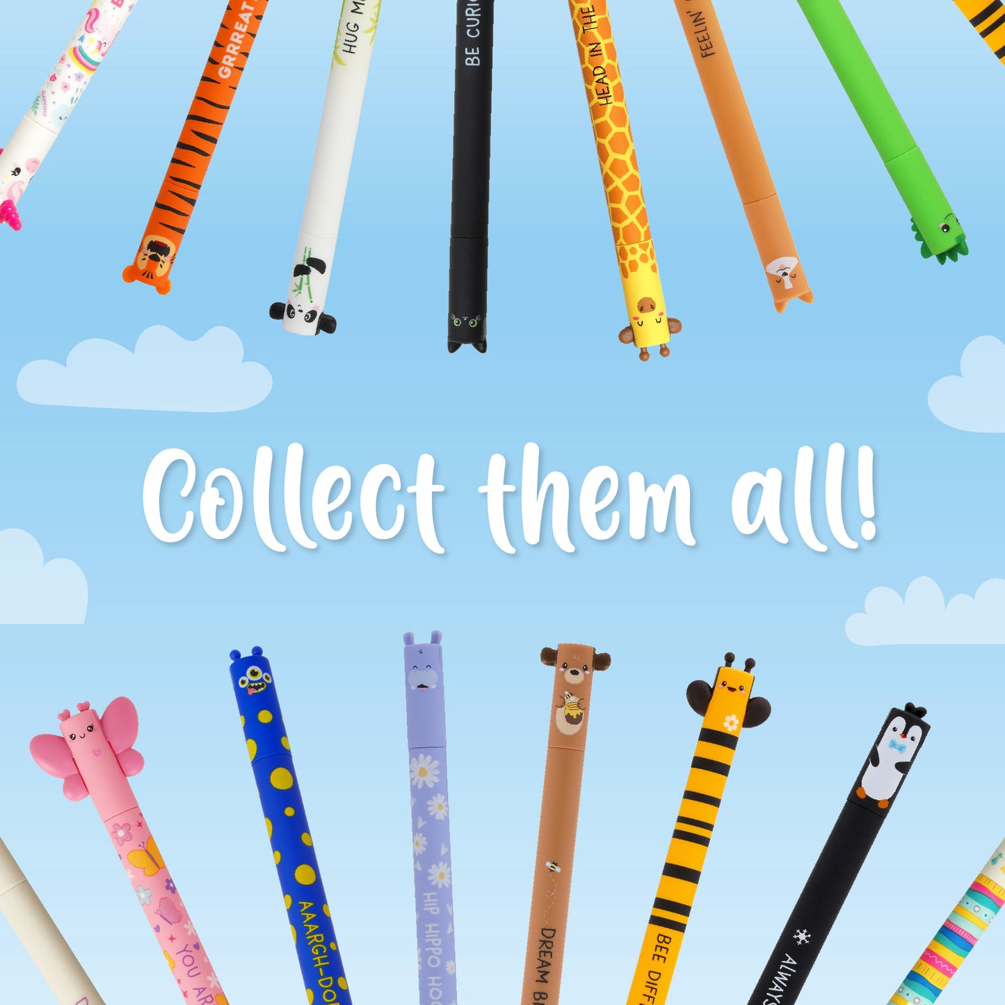 Legami | Erasable Monster Pen | Blue Ink