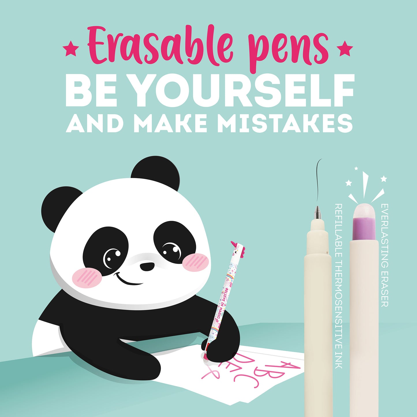 Legami | Erasable Monster Pen | Blue Ink