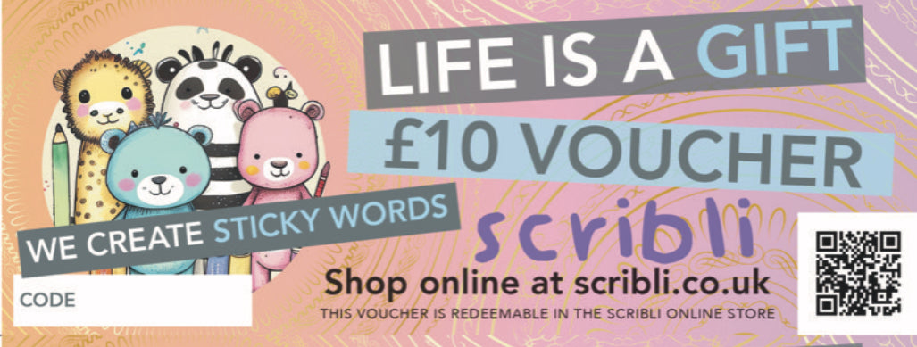 Scribli | £10 Voucher