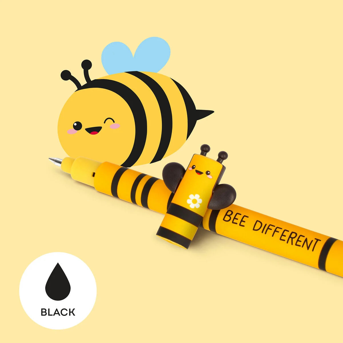 Legami | Erasable Bee Pen | Black Ink