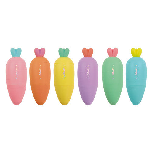 Legami | Carrate Team | Set Of 6 Mini Highlighters