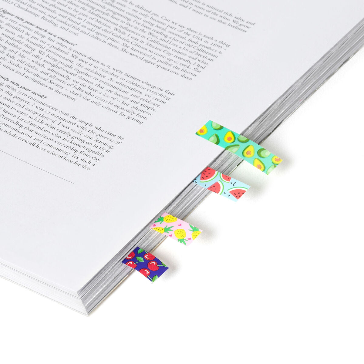 Legami | Fruits | Adhesive Page Markers
