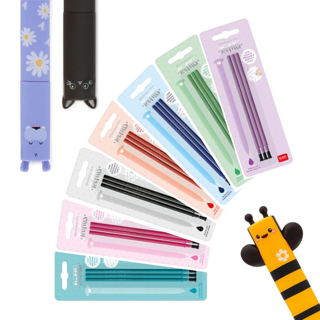 Legami | Erasable Pen Refills | Available in all Colours