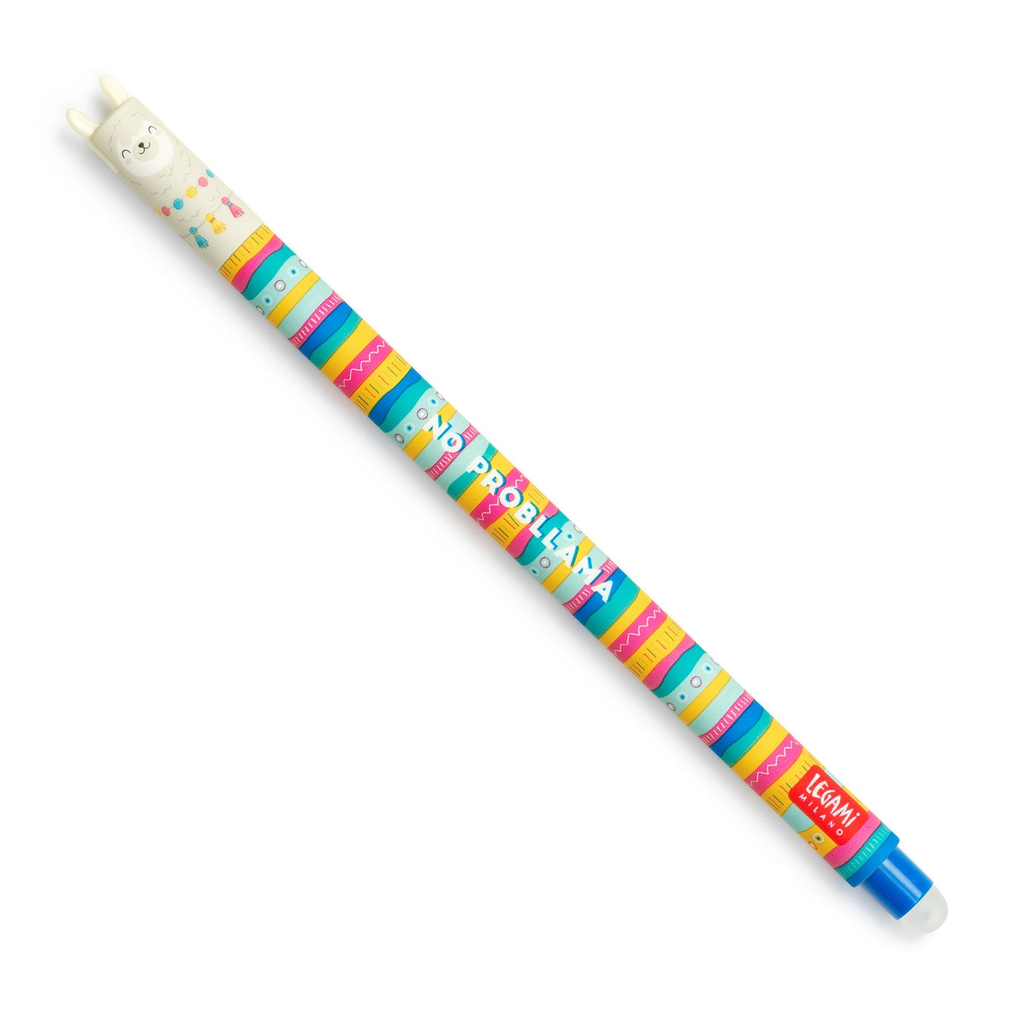 Legami | Erasable Llama Pen | Blue Ink