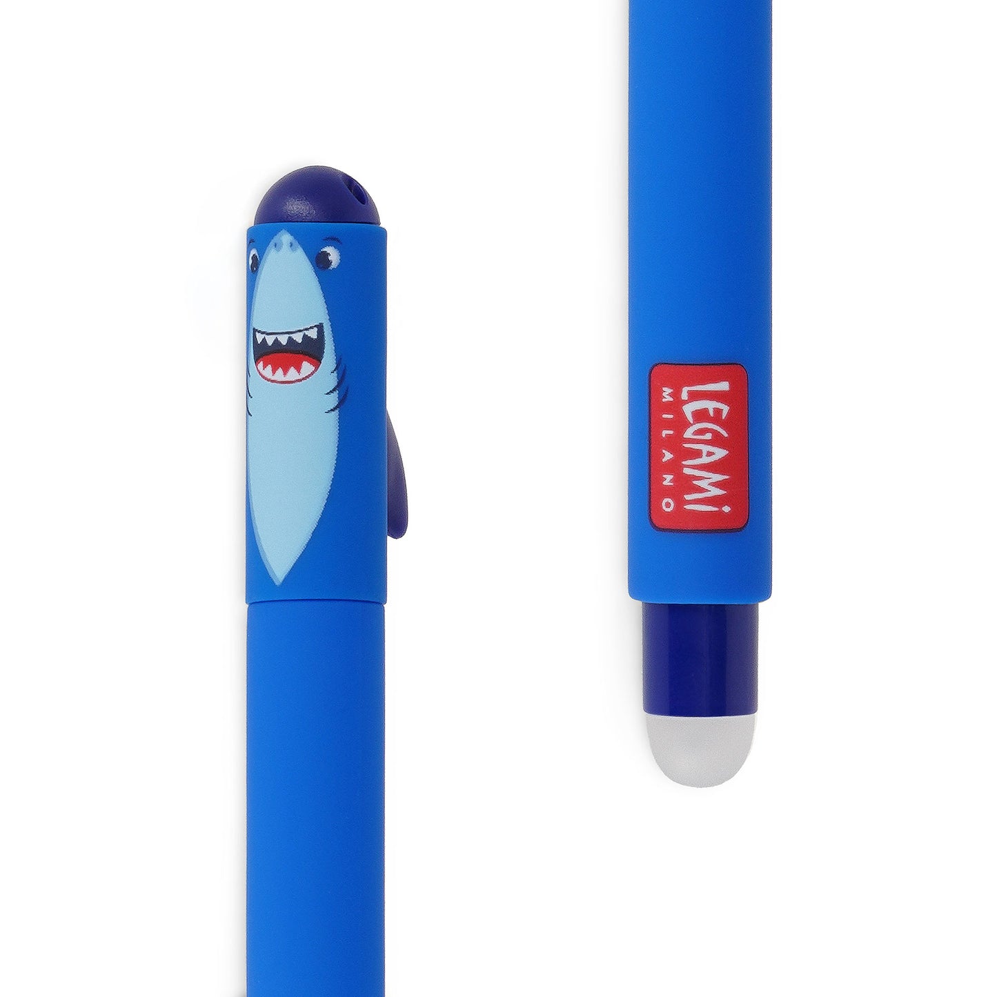 Legami | Erasable Shark Pen | Blue Ink