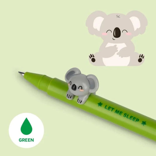 Legami Koala Gel Pen- Green Ink