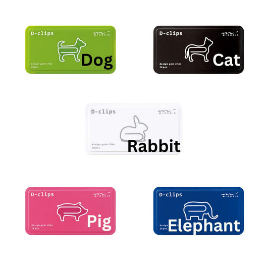 Midori | Animal PaperClips | Different Animal Designs Available