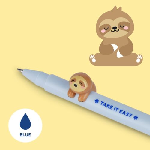 Legami Sloth Gel Pen - Blue Ink