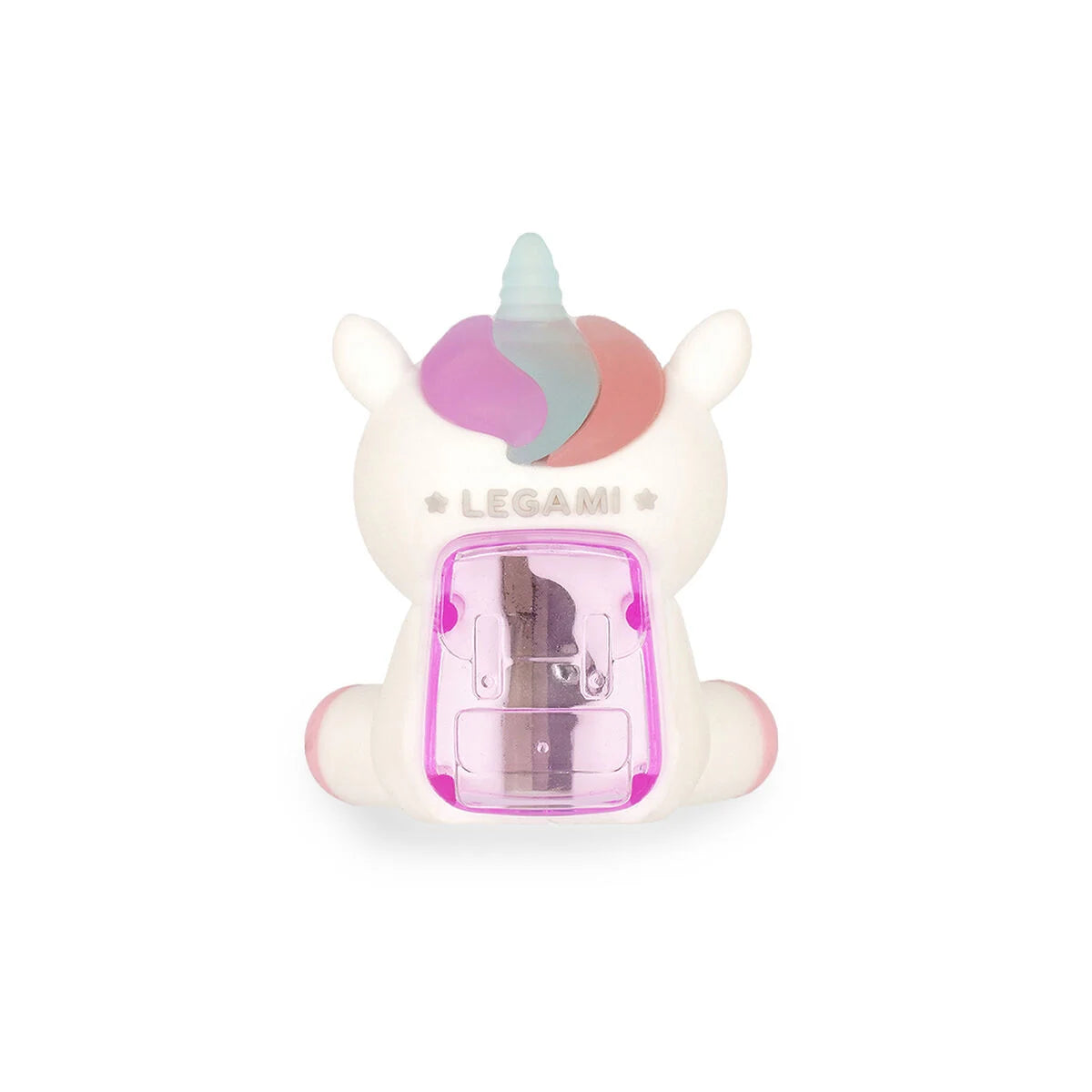 Legami | Light-up Pencil Sharpener With Container  - Unicorn