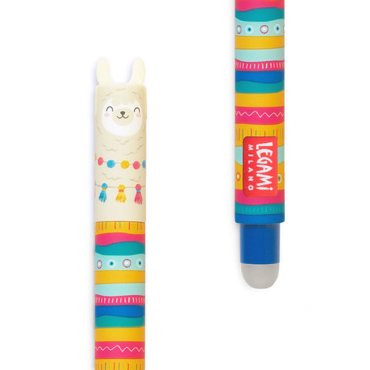 Legami | Erasable Llama Pen- Blue Ink