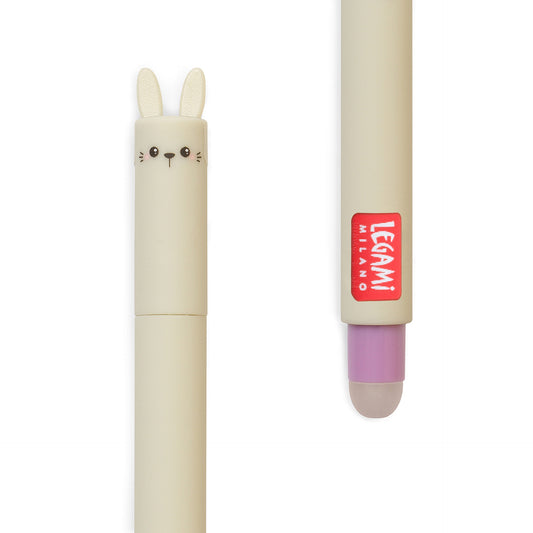 Legami | Erasable Bunny Pen- Purple Ink