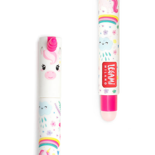 Legami | Erasable Unicorn Pen- Pink Ink