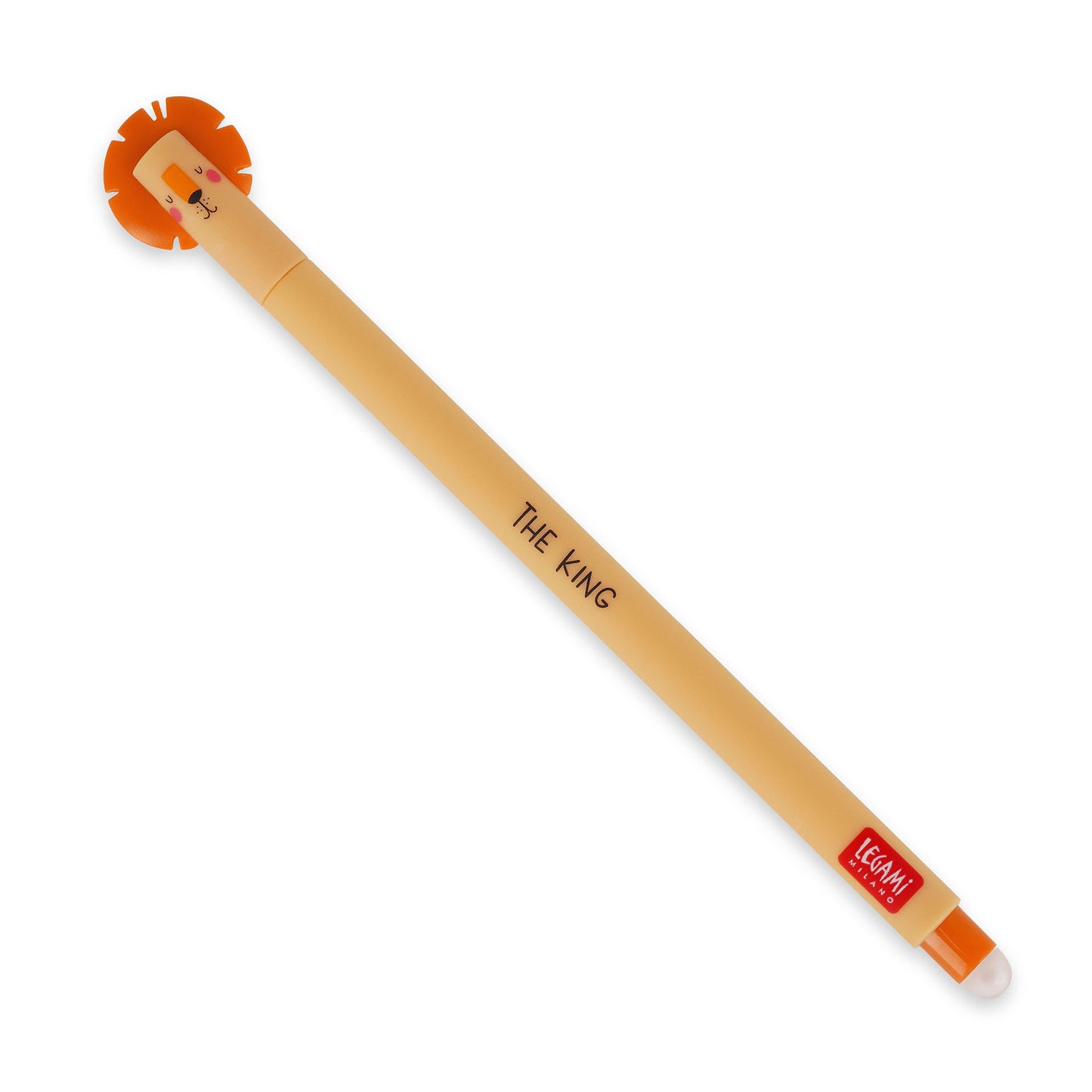 Legami | Erasable Lion Pen | Orange Ink